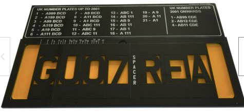 Oversized 3D/4D Number Plate Jig