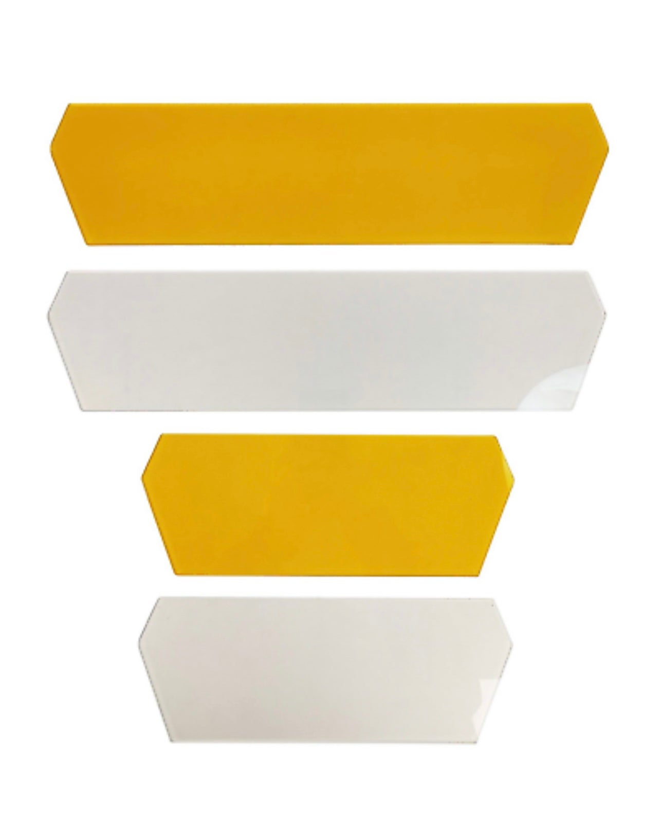 Lambo Hex Plate Acrylic 10 Pack