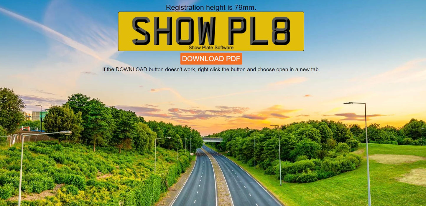 Show Plate Software